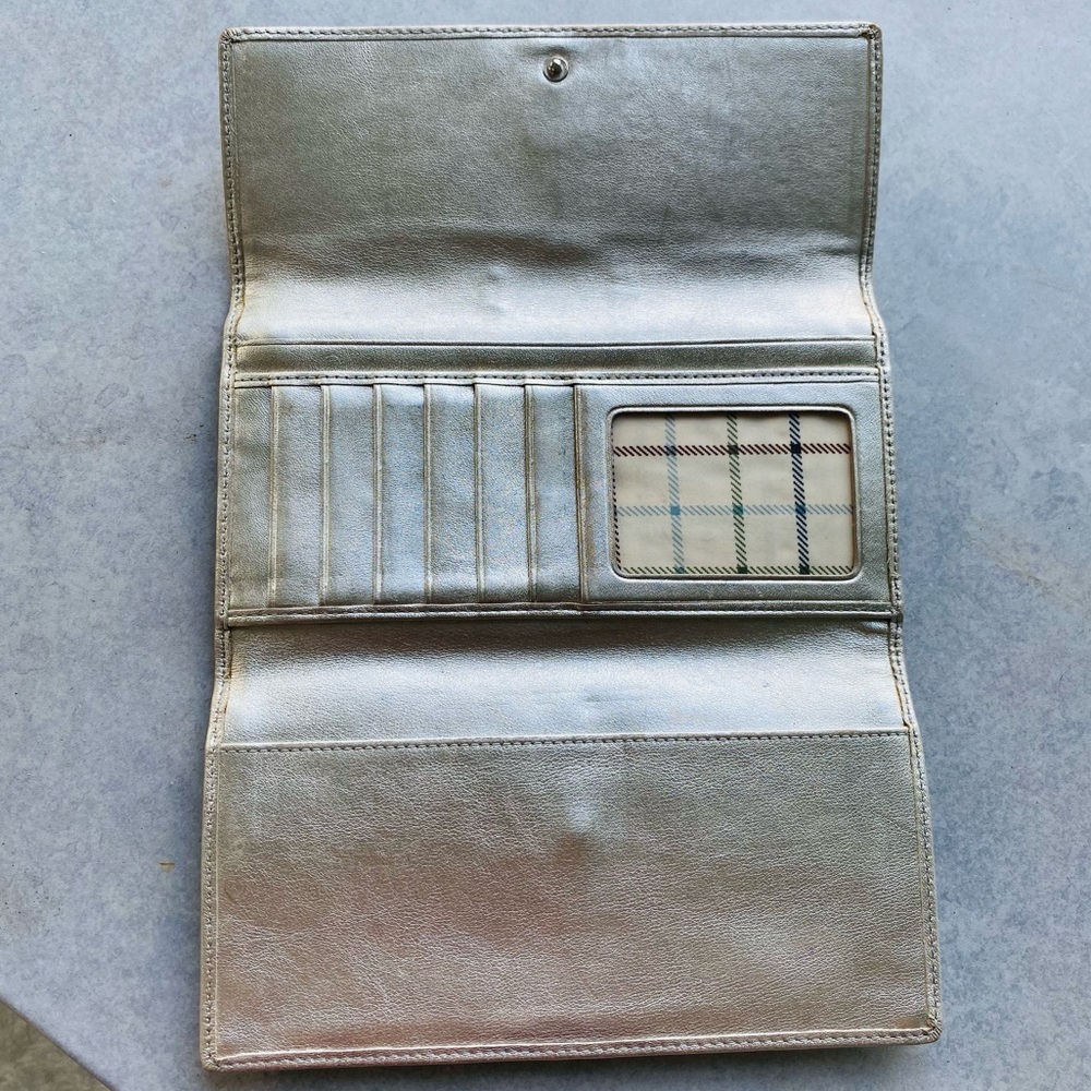 Coach Vintage Y2K Classic C Logo Butter‎ Soft Rose Gold Leather Wallet - Picture 2 of 6